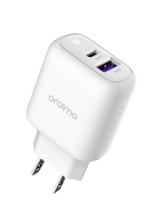 CARGADOR DE PARED ORAIMO BLANCO CARGA RAPIDA IPHONE A94D+L53