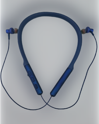 AUDIFONOS CUELLERA AZUL BLUETOOTH MAS CABLE TIPOV8 BLANCO
