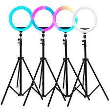 ARO DE LUZ 33CM RGB