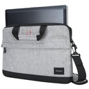 MALETIN 15.6" STRATA SLIPCASE, PEWTER