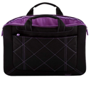 MALETIN 16" PULSE SLIPCASE, NEGRO/MORADO