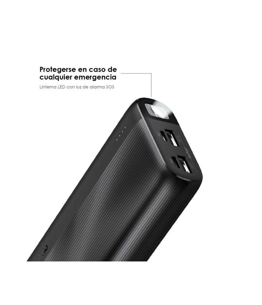 POWER BANK ORAIMO CARGADOR PORTATIL BATERIA 20000 MAH