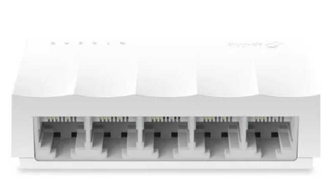 SWITCH TPLINK DE ESCRITORIO DE 5 PUERTOS 10/100M RJ45, CAJA DE PLÁSTICO