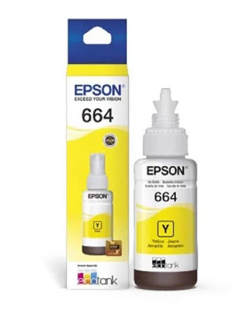 BOTELLA EPSON T664420 - YELLOW IMPRESORA EPSON L200/210/350/355/555 (7.500 PAGINAS)