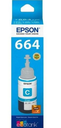 BOTELLA EPSON T664220 - CYAN IMPRESORA EPSON L200/210/350/355/555 (7.500 PAGINAS)