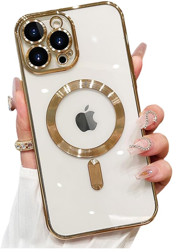 ESTUCHE ELECTROPLATING MAGSAFE IPHONE 15 PRO (DIFERENTES COLORES)