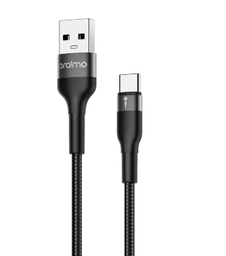 [OCD-C72] ORAIMO CABLE NYLON USB a USB-C 1mt 2A NEGRO OCD-C72