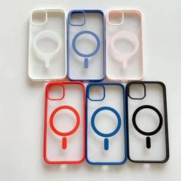 [CPMI12M] ESTUCHE ELECTROPLATING MAGSAFE IPHONE 12 MINI (DIFERENTES COLORES)