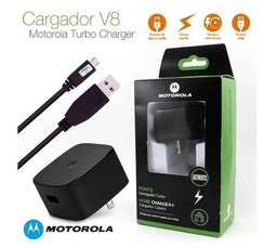[MC1045] CARGADOR TURBO TIPO V8 FAST CHARGER 2 IN 1 USB