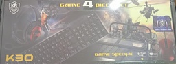 [K30 TM] COMBO TECLADO /MOUSE/AUD Combo 4 en 1 KR